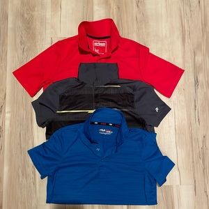 Lot of 3 boys YL Polos